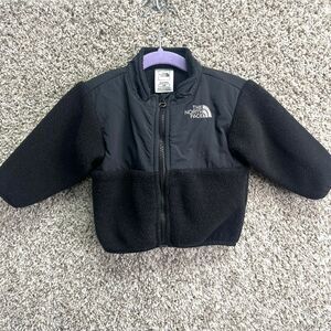 The North Face Jacket Baby 3-6M Denali Black Zip Up Fleece
